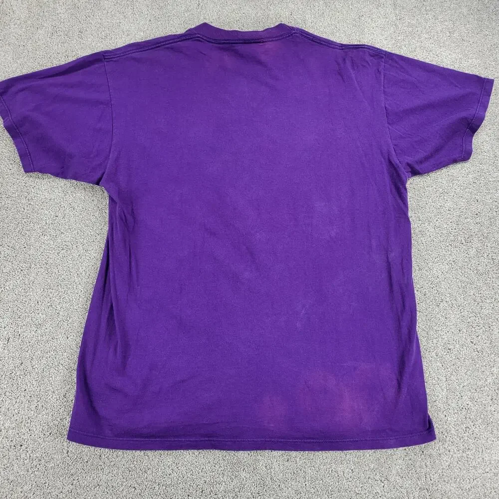 Mickey‎ Inc Womens T-shirt XL Purple Walt Disney World 25th Anniversary Cotton